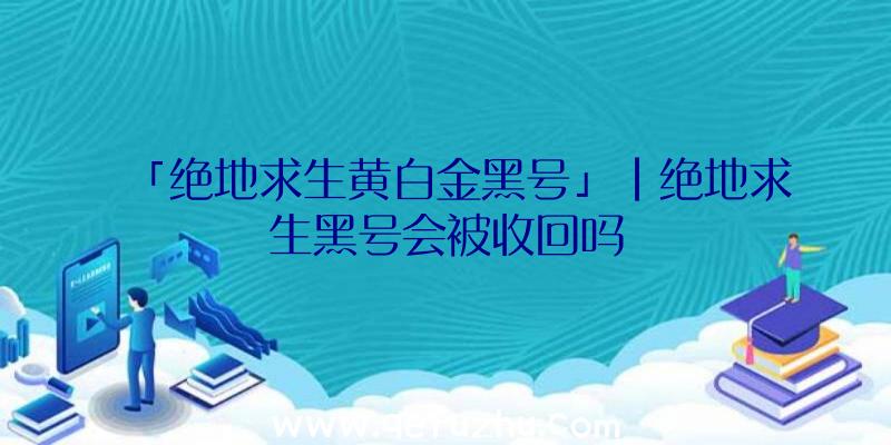 「绝地求生黄白金黑号」|绝地求生黑号会被收回吗